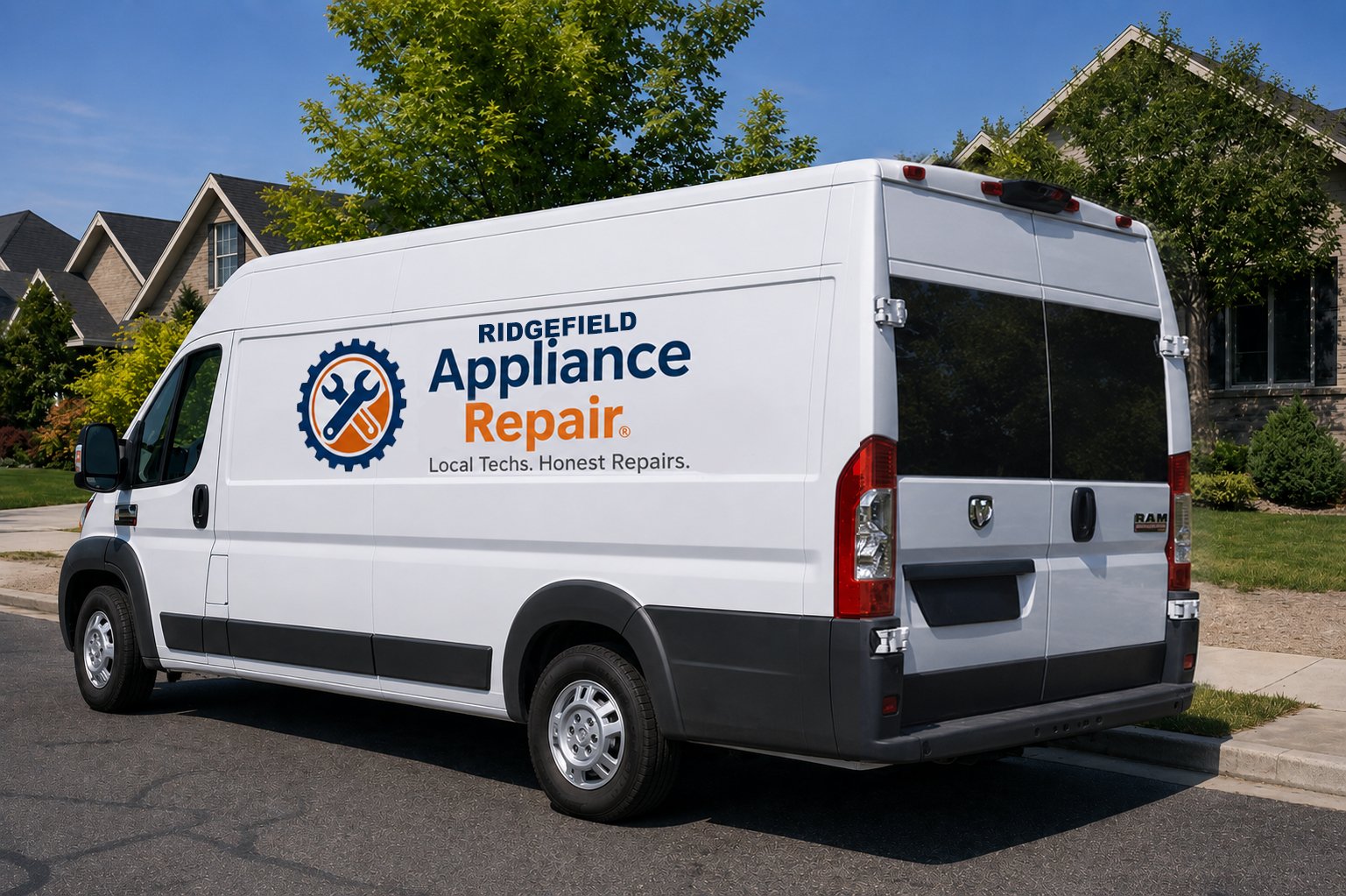 Ridgefield Appliance Repair van